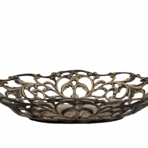 סלסלת כסף עשויה כסף '800', לא חתומה אך טוהר הכסף נבדק