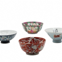 לוט של 6 קעריות סיניות ויפניות