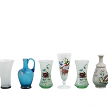 לוט של 10 כלי זכוכית