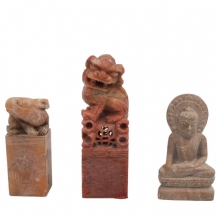 לוט של 3 פריטי מזרח רחוק שונים