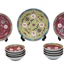 לוט של 11 כלי פורצלן סינים