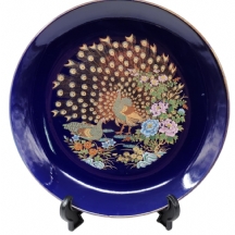 צלחת פורצלן יפנית עגולה