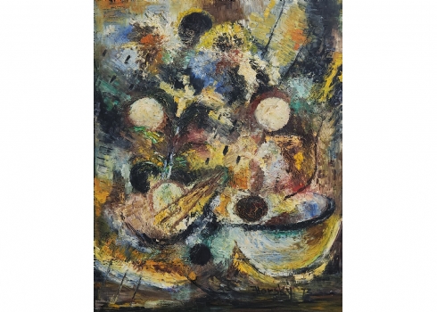 הלן הורסקי (Helene Horsky Basch) אמנית יהודית אוסטריה-ישראל, 1909-1982), 'קלרינט