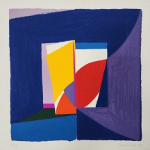 סוזן קרייל  (Susan Crile) - ליטוגרפיה, הדפס מסך, חתומה בעיפרון, מתוארכת 1980