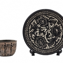 לוט של 2 חפצי נוי