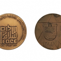 לוט של 2 מדליות ברונזה שונות