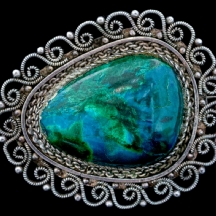 סיכה עשויה כסף חתום '925'