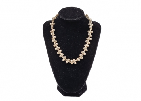 שרשרת עשויה כסף, 'סטרלינג' (925), לא חתומה אך טוהר הכסף נבדק, משקל: 85 גרם