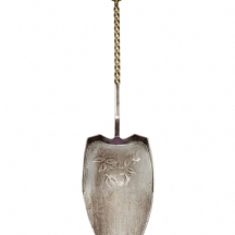 כף כסף רוסית (סוביטית) לעוגה, עשויה כסף