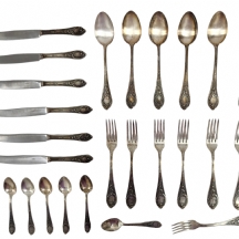 חלקי סט סכו"ם כסף רוסי (סובייטי)