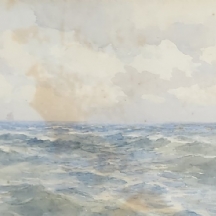 J. W. Craddock -  'ארבע מפרשיות' - אקוורל על נייר