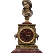 אלבר-ארנסט קארייר-בלוס (Albert-Ernest Carrier-Belleuse) - שעון קמין עתיק