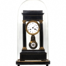 שעון פורטיקו צרפתי עתיק מהמאה ה19