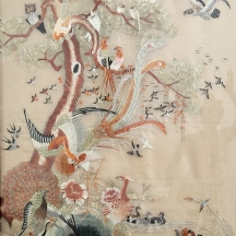 תמונה סינית רקומה על משי