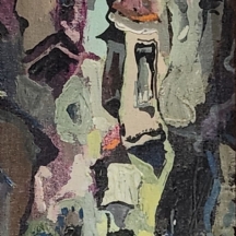 יונה מך - 'סמטה בשמש' - שמן על בד צרפתי