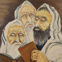 מרגוליס (W. MARGULIS) - 'תפילה' - שמן על בד