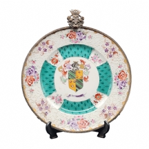 צלחת פורצלן צרפתית עתיקה מתוצרת 'סמסון'