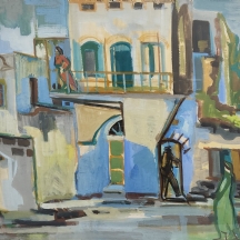 'דמויות ביפו' - ציור