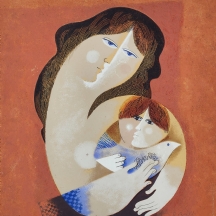 סמי בריס (Sami Briss) - ליטוגרפיה חתומה בעיפרון