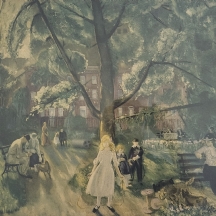 'פארק גראמרסי' - ציור