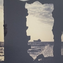 'מבט לים' - הדפס צילום ישן