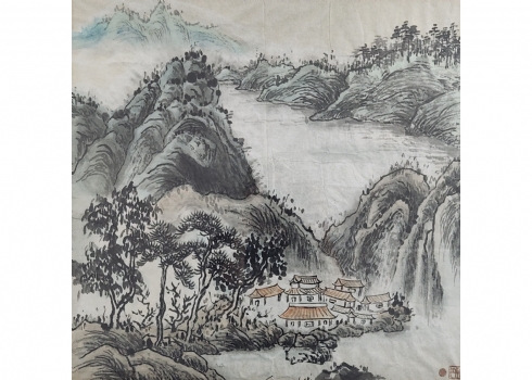 'נוף מקומי' - ציור סיני