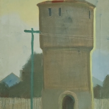 בוריס לוקין (אוקראינה, Boris Lukin) - 'המגדל' - שמן על בד