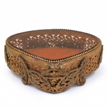 תיבת תכשיטים צרפתית שולחנית עתיקה