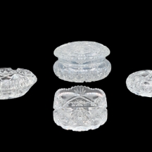 לוט של 4 כלי קריסטל שונים