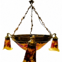 נברשת תקרה בסגנון אמיל גאלה (טיפ גאלה)