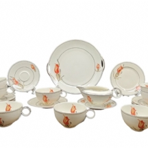 חלקי סט פורצלן צ'כי, אר-דקו