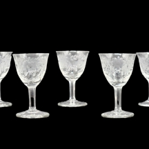 סט של 5 גביעי זכוכית קטנים