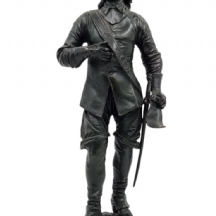 פסל צרפתי עתיק מסוף המאה ה-19, בדמותו של המדינאי האנגלי הנודע אוליבר קרומוול