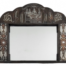 מראה בסגנון דמשקאי לתלייה על הקיר