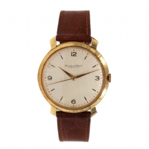 שעון יד לגבר מתוצרת חברת: 'שאפהאוזן' (Schaffhausen) עשוי זהב צהוב 14 קארט