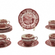 לוט של חלקי סט פורצלן אנגלי