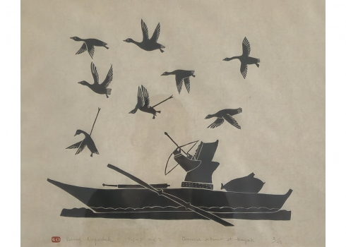 הנרי נפרטוק (קנדה, Henry Napartuk 1932–1985) - 'צייסור האסקימוסי וקיאק'