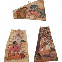 לוט של 3 קישוטים הודים ארוטים