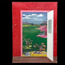 "גינה בחלון"  - ציור ישן