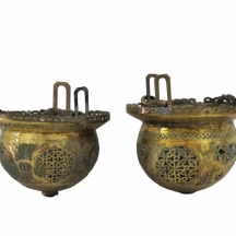 לאספני אומנות איסלמית - זוג אהילי תקרה איסלמיים עתיקים