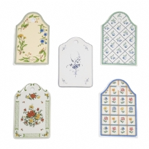 לוט של 5 מגשי פורצלן גרמנים לגבינות, תוצרת: 'Villeroy & Boch