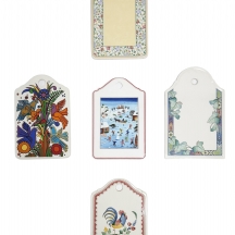 לוט של 5 מגשי פורצלן גרמנים