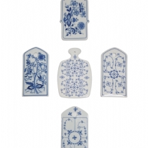 לוט של 5 מגשי פורצלן לגבינות גרמניים