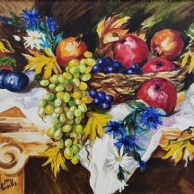 נחמן זבלודוביץ - 'פירות מפה ושולחן עץ'