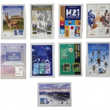 לוט של 9 דפי מזכרת