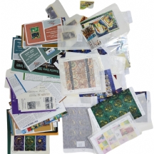 לוט גדול של בולים בתפזורת: בולים ישראלים חדשים ועלוני הנפקה