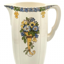 כד גרמני עתיק מתקופת סגנון האר-דקו, מסט רחצה לטואלט, מתוצרת: Villeroy & Boch