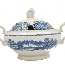 כלי חרס אנגלי למרק ומכסה תואם מתוצרת מיוט (Myott Meakin)