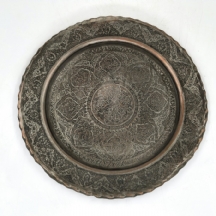 צלחת פרסית עתיקה לתלייה על הקיר