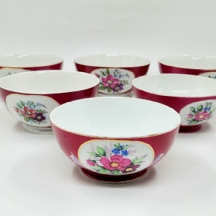 לוט של 8 קערות פורצלן רוסיות